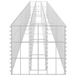 vidaXL Lit surélevé à gabion Acier galvanisé 360x30x30 cm