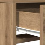 vidaXL Table de Toilette Marron 50 x 41 x 140 cm Bois d'ingénierie