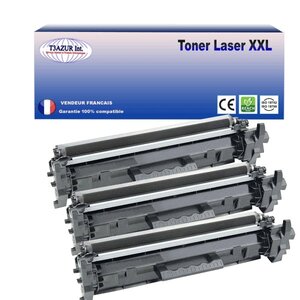 T3AZUR - 3x Toners compatibles avec Canon 051 pour Canon i-Sensys LBP-162dw  MF-264dw  MF-267dw  MF-269dw Noir - 1 700p