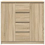 vidaXL Buffet et tiroirs chêne sonoma 100 5x35x98 5 cm bois ingénierie
