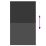 Store enrouleur occultant 80 x 175 cm noir