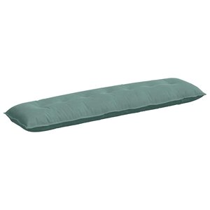 vidaXL Coussin de Dos Vert Mer 200 x 50 cm Tissu en velours côtelé