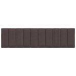 vidaXL Coussin de tête de lit marron foncé 180 cm tissu