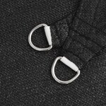 vidaXL Voile d'ombrage 160 g/m² Noir 4/5x3 m PEHD