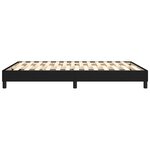 vidaXL Cadre de lit Noir 140x190 cm Tissu