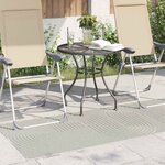 vidaXL Tapis de surface PALMERAS Vert 80 x 150 cm Polyester