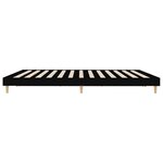 vidaXL Cadre de lit sans matelas noir 120x200 cm
