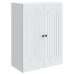 vidaXL Armoire Murale Blanc 66 x 34 5 x 90 cm Bois d'ingénierie