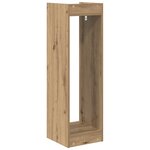 vidaXL Support de Plante Chêne artisanal 30 x 30 x 100 cm