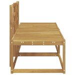 vidaXL Canapé d'extérieur en bout 2 Pièce Blanc 182 5 x 63 x 73 cm