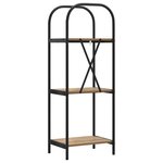 vidaXL Étagère chêne artisanal 40 x 30 x 109 cm Bois d'ingénierie