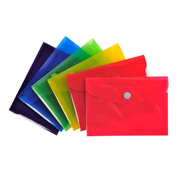 Pochette Pression Iderama En Polypropylène - Couleurs Assorties - X 30 - Exacompta