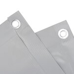 vidaXL Écran d'intimité de balcon gris 800x90 cm PVC