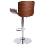 vidaXL Tabouret de bar Blanc Similicuir