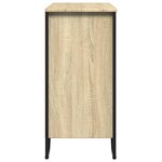 vidaXL Buffet chêne sonoma 78x35 5x74 5 cm bois d'ingénierie