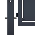 vidaXL Portail de jardin Acier 350 x 150 cm Anthracite