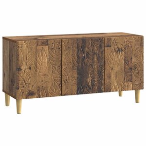 vidaXL Meuble TV 99 x 34 5 x 50 cm Bois ancien Bois d'ingénierie