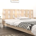 vidaXL Tête de lit 205 5x4x100 cm Bois massif de pin