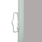 vidaXL Auvent latéral rétractable 160 x 500 cm Gris
