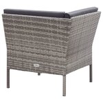 Salon de jardin meuble d'extérieur ensemble de mobilier 3 pièces avec coussins résine tressée gris 02_0015994