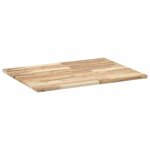 vidaXL Dessus de bureau non traité 80x60x2 cm bois d'acacia massif