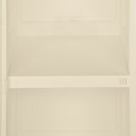 vidaXL Armoire plastique 40x43x85 5 cm design de bois blanc angora