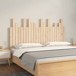 vidaXL Tête de lit murale 146 5x3x80 cm Bois massif de pin