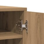 vidaXL Armoire à chaussures chêne artisanal 32x35x92cm bois ingénierie