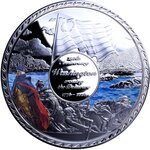 Pièce de monnaie en Argent 5 Dollars g 50 Millésime 2026 CROSSING THE DELAWARE
