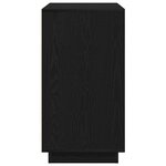 vidaXL Buffet moderne Chêne noir 80 x 34 x 75 cm Bois d'ingénierie
