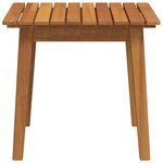 vidaXL Table d'appoint 45x45x40 cm Bois massif d'acacia