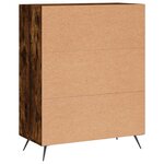 vidaXL Buffet chêne fumé 69 5x34x90 cm bois d'ingénierie