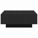 vidaXL Table basse Chêne noir 80 x 80 x 31 cm