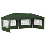 vidaXL Tente de fête pop-up 575 x 289 x 245 cm Vert