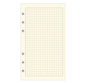 Recharge accessoire Exatime 17 étroit quadrillé 5x5 44 feuillets 170x98 mm EXACOMPTA