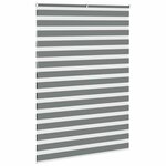 vidaXL Store zèbre gris foncé largeur du tissu 150 9 cm polyester