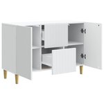 vidaXL Buffet Blanc 89 x 34 5 x 60 cm Bois d'ingénierie