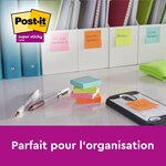Pack de 5 Bloc-note adhésif Super Sticky Z-Notes  76 x 76 mm Oasis POST-IT