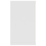 vidaXL Étagères cube murales 6 Pièces Blanc 80x15x26 5 cm Aggloméré