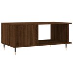 vidaXL Table basse chêne marron 90x50x40 cm bois d'ingénierie
