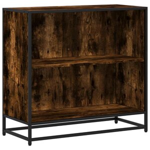 vidaXL Bibliothèque chêne fumé 80 5x35x76 cm bois d'ingénierie