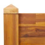 vidaXL Lit surélevé de jardin 60x60x44 cm Bois massif d'acacia