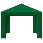 vidaXL Pavillon 4 × 3 m Vert Polyester et Acier 190 gsm