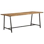 vidaXL Table à dîner 180x90x75 cm bois de manguier massif