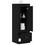 vidaXL Haut Armoire Chêne noir 36 x 35 5 x 103 5 cm Bois d'ingénierie