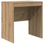 vidaXL Bureau avec tiroir avec étagère 2 Pièces Chêne artisanal