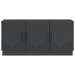 vidaXL Meuble TV Noir 99 x 34 5 x 47 cm Bois d'ingénierie