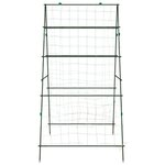 vidaXL Treillis de jardin pour plantes grimpantes 2 Pièces forme A acier