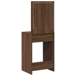 vidaXL Coiffeuse Chêne brun 50 x 41 x 135 cm Bois d'ingénierie