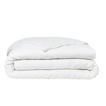 Parure de lit - 240 x 260 cm - 100  Percale finition macramé - Craie